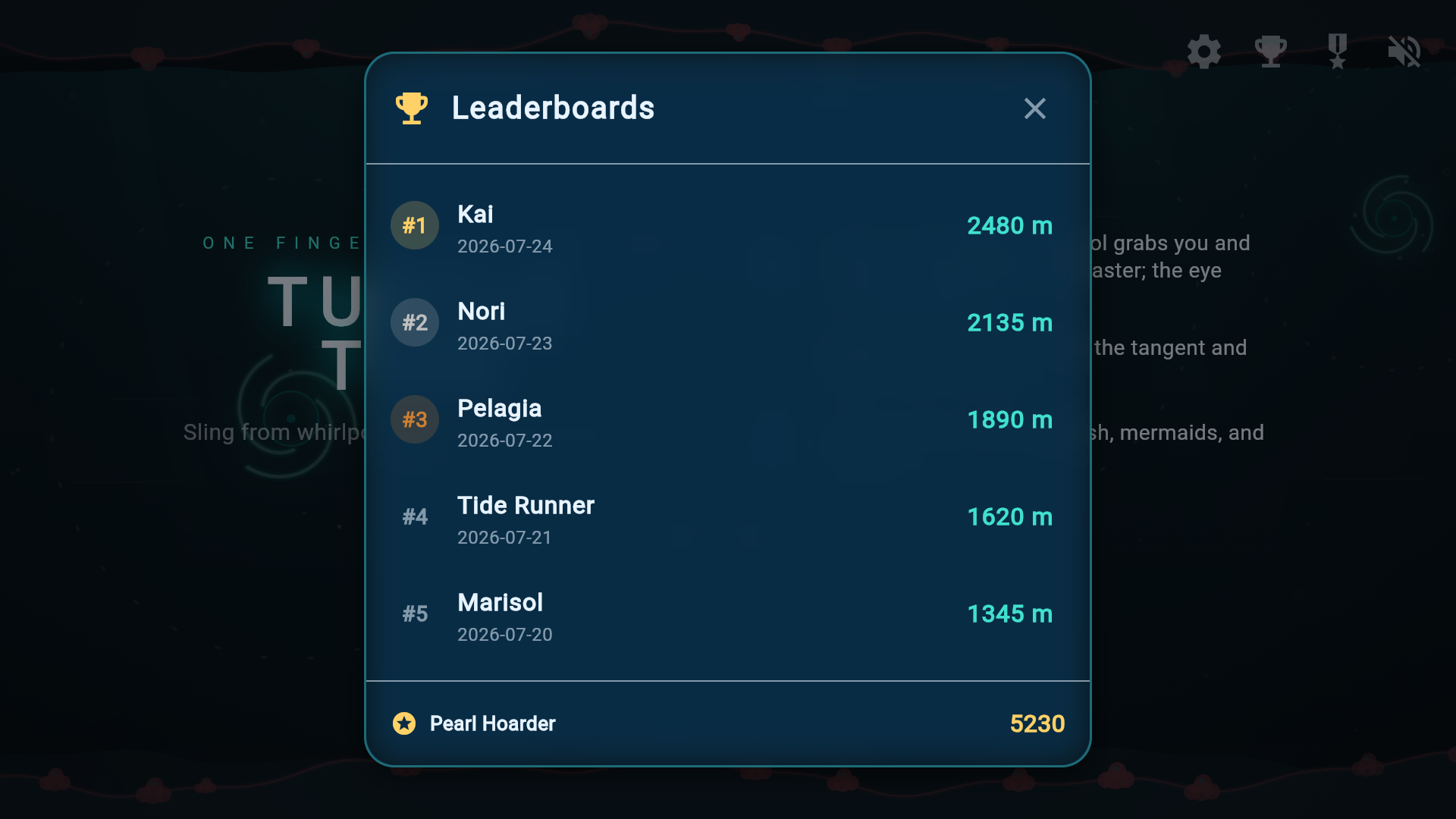 Turtle Tide Leaderboards